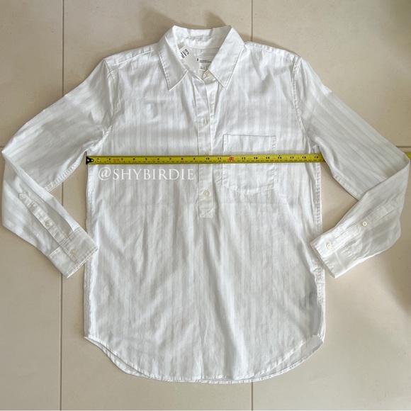 NWT GAP 100% Cotton Boyfriend Fit Popover Shirt - Picture 11 of 14